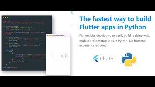 Flet Framework - (Flutter + Python)  (عربي)