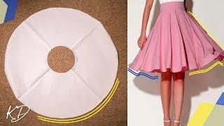 HOW TO: MAKE FULL CIRCLE SKIRT PATTERN | KIM DAVE