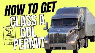 How to get YOUR Commercial Learner's Permit