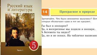 Русский язык 5 класс 14. Прекрасное в природе, 102, 103, 104, 105, 106, 107, 108, 109, 110 упражнени