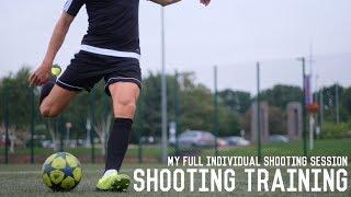 My Full Individual Shooting Session | First Touch and Shooting Drills For Footballers