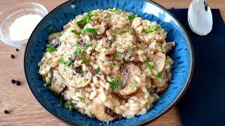 Creamy Mushroom Risotto/ How To Make Risotto/ Creamy And Tasty