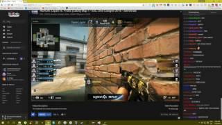 S1mple 1v2 Clutch - Twitch Chat Reaction!