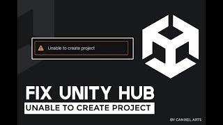 Fix Unable to create project on Unity HUB