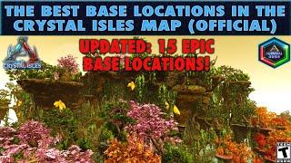 The 15 Best Base Locations in The Crystal Isles Map (OFFICIAL RELEASE Version)