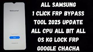 #New All Samsung 1 Click Frp Bypass Tool 2025 Update All Cpu All BiT All OS | Google Chacha