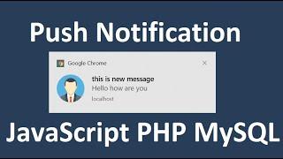 Push Notification Project PHP -  PHP Project