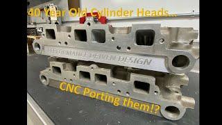 I CNC Ported 40 Year Old Cylinder Heads!  CJ Batten Oldsmobile Heads -   Part 1!