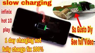Infinix Hot 10 Play Slow Charging Problem 100% Solution From Slow Charging To Fast Charging 100% Fix