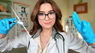 ASMR Classic Cranial Nerve Exam ‍️ Medical Roleplay, Ear, Eye & Hearing Tests for Sleep