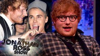 Ed Sheeran Accidentally Hit Justin Bieber In The Face | The Jonathan Ross Show