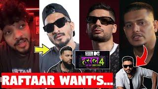 RAFTAAR Wants KR$NA, Divine & Karan Aujla as Hustle 4 Judges  | DHANDA NYOLIWALA REPLY ON RAFTAAR