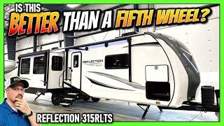 This Full-Time Travel Trailer beats most Fifth Wheels! 2023 Grand Design Reflection 315RLTS