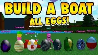 Build a Boat ALL EGGS TUTORIAL! ( Easter Update! )