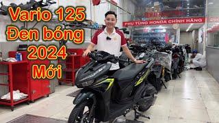 Honda vario 125 màu đen bóng 2024 - Nam hihi