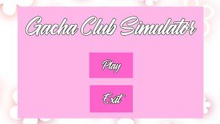 Gacha Club Simulator #1| Make a Character| Video by: Kawaii Kitty Cookie