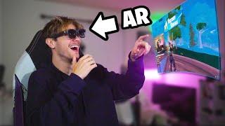 Playing Fortnite in AUGMENTED REALITY!