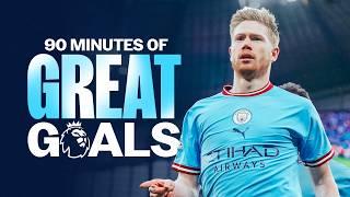 90 MINUTES of great Man City goals in Premier League | 1992-2024 on shuffle!