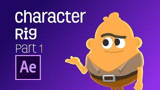 After Effects - Character Rig Part 1 | Tutorial on rigging a character - Backwoods Animation