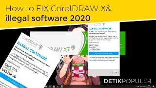 How To FIX CorelDRAW X7 Block Illegal Copy - 2020