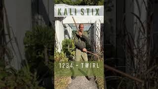 Kali Stix Four strike combo w Twirl - short tutorial