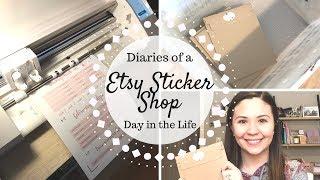 Day in the Life | Etsy Sticker Shop | Diaries of an Etsy Sticker Shop Owner |