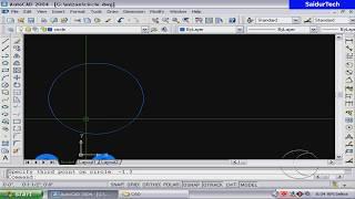 How to create dot point circle in AutoCAD