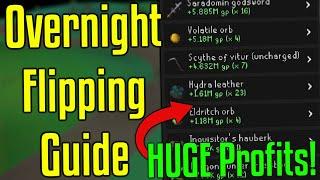 How to Make MILLIONS of GP While Offline! - Overnight Flipping Guide OSRS