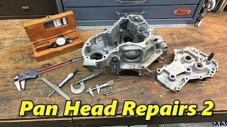 Harley Davidson Pan Head Engine Case Repair Part 2