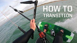 How to turn around / transition kitesurfing