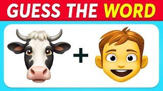 Guess 50 WORDS by Emojis?  Emoji Quiz 2024