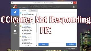 CCleaner Not Responding