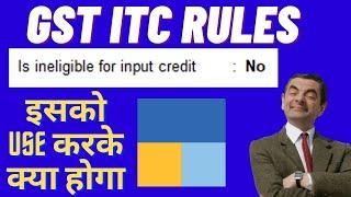 #256 Tallyprime Is Ineligible for input tax credit ?| GST ITC Rules | Tally Prime GST Point