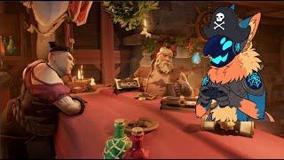 Tormiline the Protogen makes Friends in Sea of Thieves Season 5 Festival of Giving