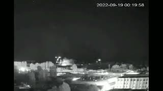 Ukraine - Mykolaiv. Video footage of a Russian missile impact. War footage