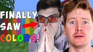 Minecraft, But GeorgeNotFound Isn't Colorblind Anymore Reaction