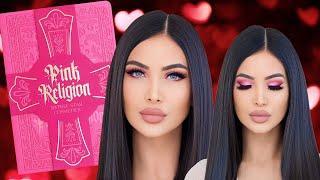  Get Valentines Day Glam With Me Using the Jeffree Star Pink Religion Palette 