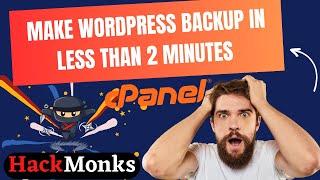 How to make manual backup of WordPress in cPanel