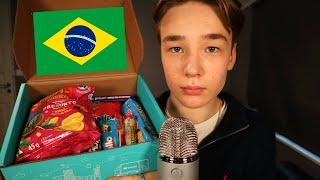 ASMR Mukbang | Trying Snacks From Brazil | Try Treats