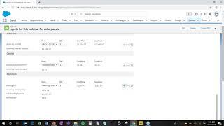 eCon CPQ demo for Solar Panels | Salesforce