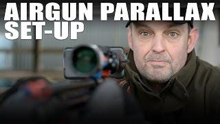 Airgun parallax set-up