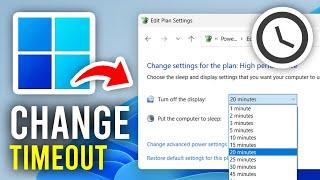 How To Change Screen Timeout In Laptop & PC Windows - Full Guide