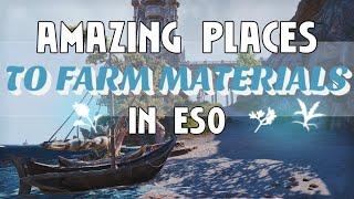 AMAZING places to farm MATERIALS & GOLD in ESO