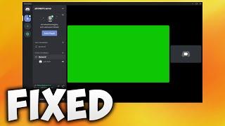 How To Fix Discord Green Screen Camera Problem - Discord Green Screen Video Call or Webcam