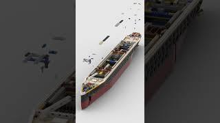 Lego Titanic  Satisfying Building Animation #shorts #speedbuild