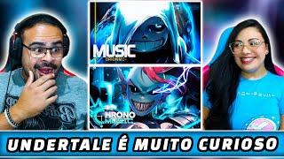 REACT EM CASAL UNDERTALE - Undyne (DETERMINAÇÃO) Chrono &  Sans (Julgamento) ORION MC