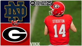 Notre Dame vs Georgia Playoff Simulation (CFB 25 PS5)