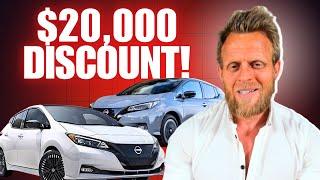 Nissan Leaf gets CRAZY $20,000 discount = like owning 4 Tesla powerwalls!