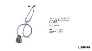 Littmann Lightweight II SE Nurses Stethoscope Ceil Blue 2454 2454E