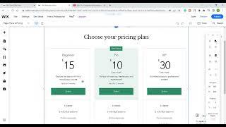 How to Add Pricing Plan to Wix | Wix Tutorial